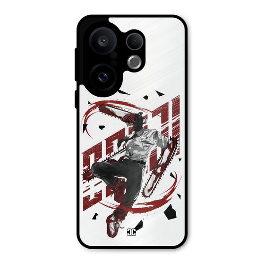 Chainsawman Typo Vivo X200 FE Mobile Back Cover - Anime PrintShield Case
