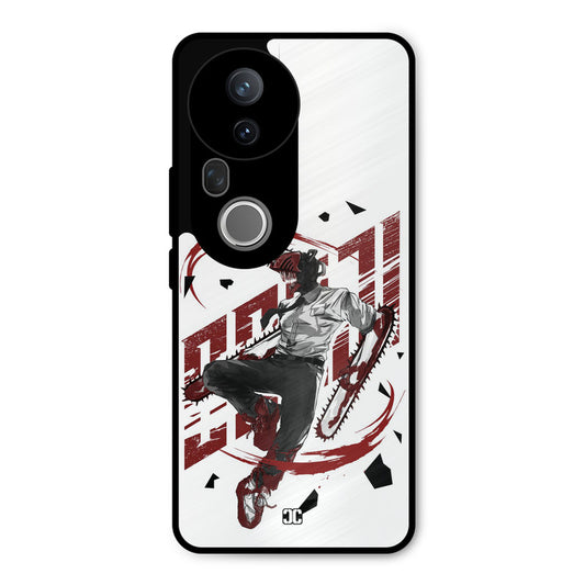 Chainsawman Typo Vivo T4 Ultra Mobile Back Cover - Anime PrintShield Case