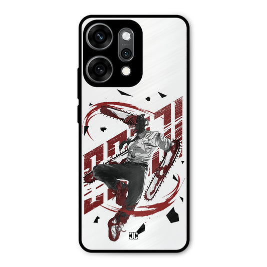 Chainsawman Typo Oppo Reno 14 Pro Mobile Back Cover - Anime PrintShield Case