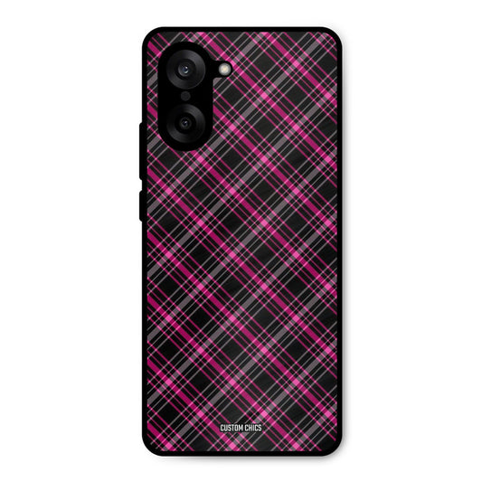 Check Fabric Oneplus Nord CE5 Mobile Back Cover - Aesthetic PrintShield Case