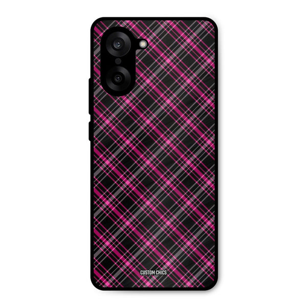 Check Fabric Oneplus Nord CE5 Mobile Back Cover - Aesthetic PrintShield Case