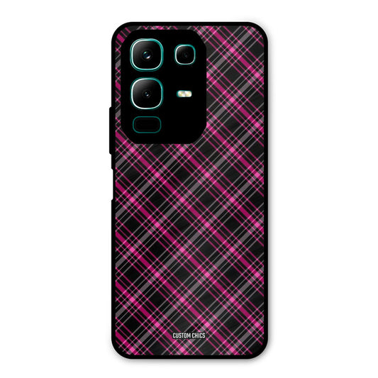 Check Fabric Infinix Note 50x Mobile Back Cover - Aesthetic PrintShield Case