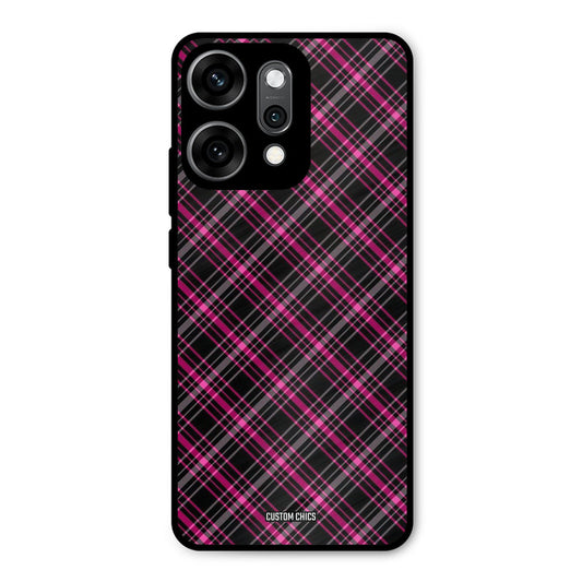 Check Fabric Oppo Reno 14 Pro Mobile Back Cover - Aesthetic PrintShield Case