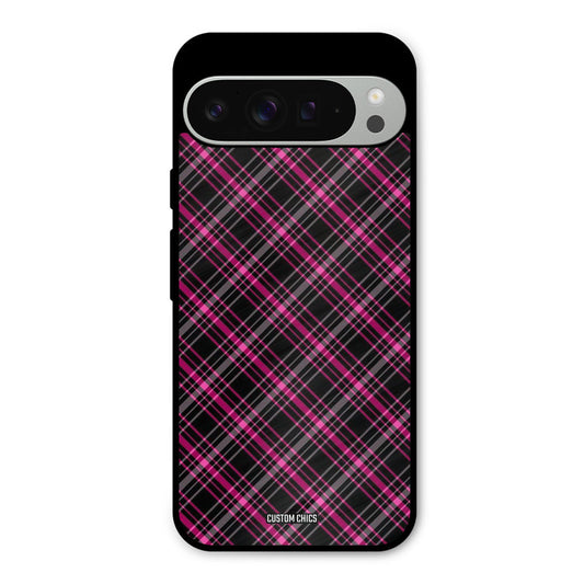 Check Fabric Google Pixel 9 Pro XL Mobile Back Cover - Aesthetic PrintShield Case