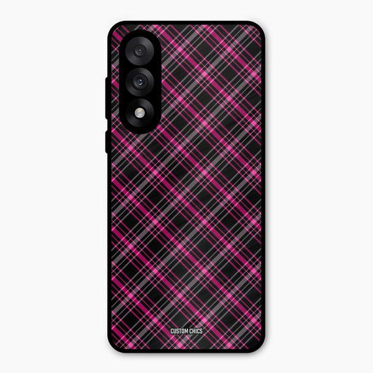 Check Fabric Oneplus Nord 5 Mobile Back Cover - Aesthetic PrintShield Case