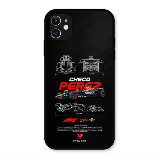 Checo Perez iPhone 11 Mobile Back Cover - Car&Bike PrintShield Case