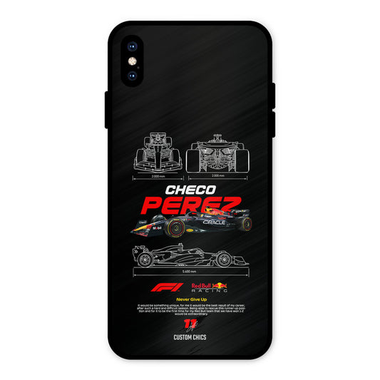 Checo Perez iPhone XS Max Mobile Back Cover - Car&Bike PrintShield Case