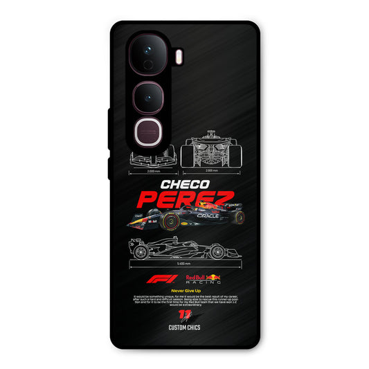 Checo Perez Vivo Y400 Pro Mobile Back Cover - Car&Bike PrintShield Case