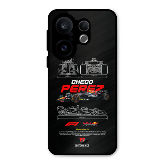 Checo Perez Vivo X200 FE Mobile Back Cover - Car&Bike PrintShield Case
