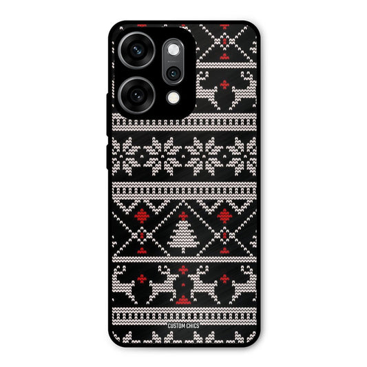 Christmas Pattern Oppo Reno 14 Pro Mobile Back Cover - Aesthetic PrintShield Case
