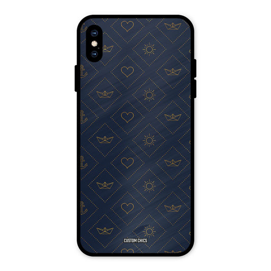 Clean Shapes iPhone XS Max Mobile Back Cover - Aesthetic PrintShield Case