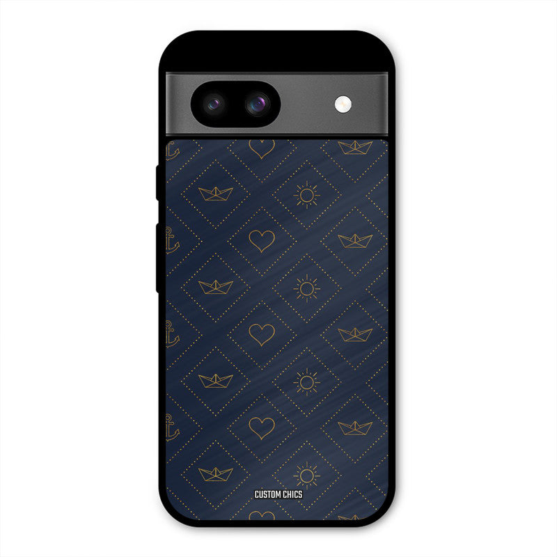 Clean Shapes Google Pixel 8a Mobile Back Cover - Aesthetic PrintShield Case