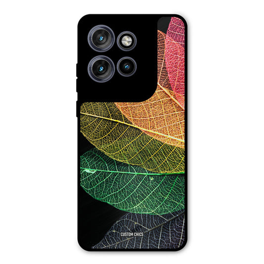 Colorful Leaves Motorola Edge 50 Neo Mobile Back Cover - Aesthetic PrintShield Case