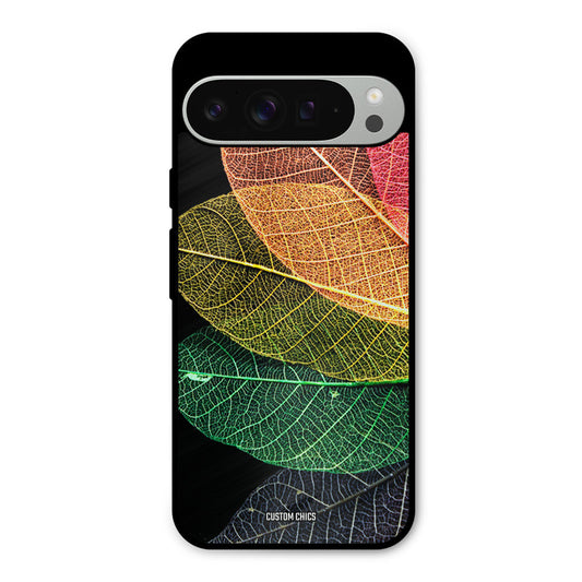 Colorful Leaves Google Pixel 9 Pro XL Mobile Back Cover - Aesthetic PrintShield Case