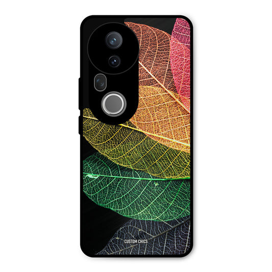 Colorful Leaves Vivo T4 Ultra Mobile Back Cover - Aesthetic PrintShield Case