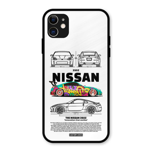 Colorful Nissan iPhone 11 Mobile Back Cover - Car&Bike PrintShield Case