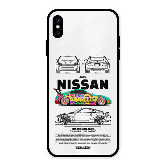Colorful Nissan iPhone XS Max Mobile Back Cover - Car&Bike PrintShield Case