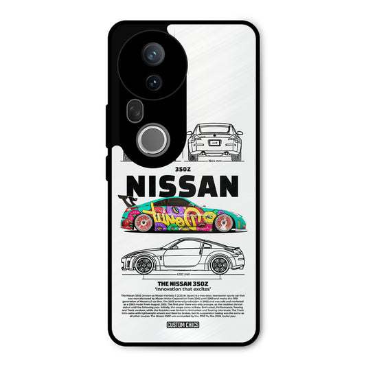 Colorful Nissan Vivo T4 Ultra Mobile Back Cover - Car&Bike PrintShield Case