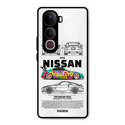 Colorful Nissan Vivo Y400 Pro Mobile Back Cover - Car&Bike PrintShield Case