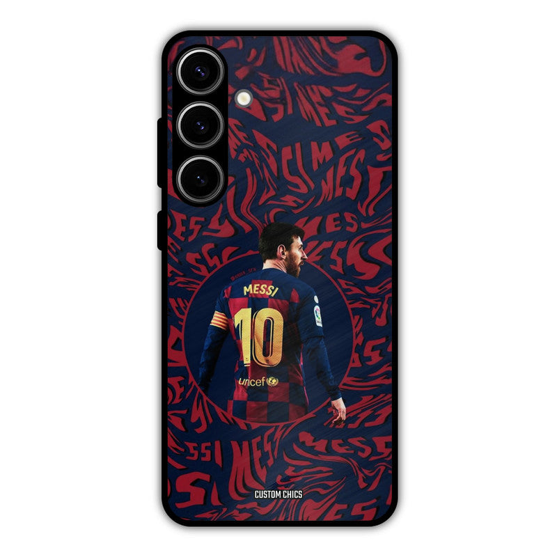 Comic Messi Samsung Galaxy S24 Plus Mobile Back Cover - Sports PrintShield Case