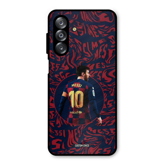 Comic Messi Samsung Galaxy A17 Mobile Back Cover - Sports PrintShield Case