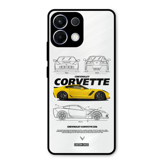 Corvette Yellow Oppo K13 5G Mobile Back Cover - Car&Bike PrintShield Case