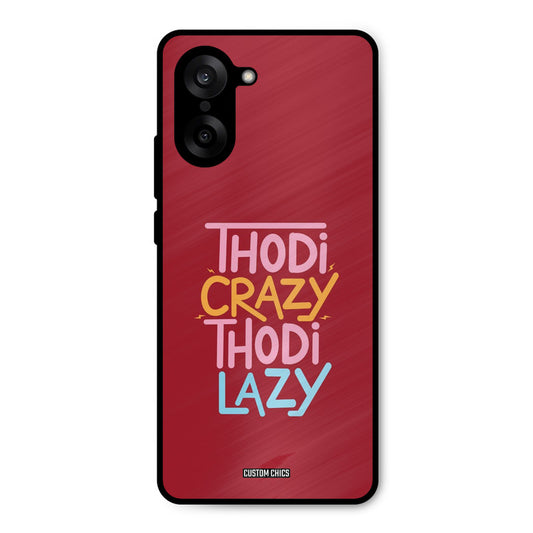 Crazy And Lazy Oneplus Nord CE5 Mobile Back Cover - Typography PrintShield Case