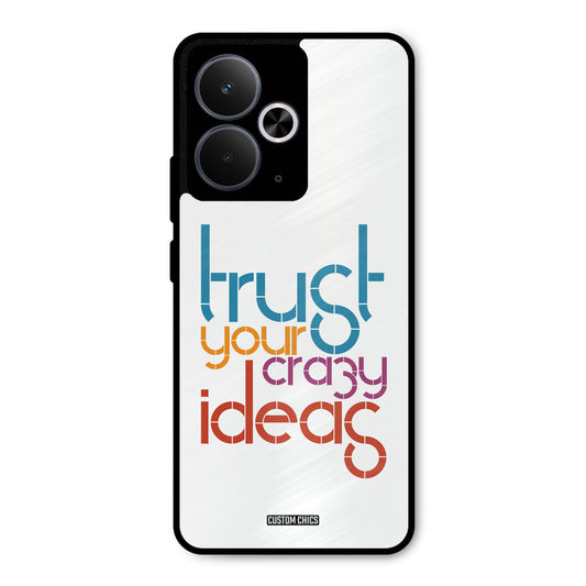 Crazy Idea Realme 14T Mobile Back Cover - Typography PrintShield Case