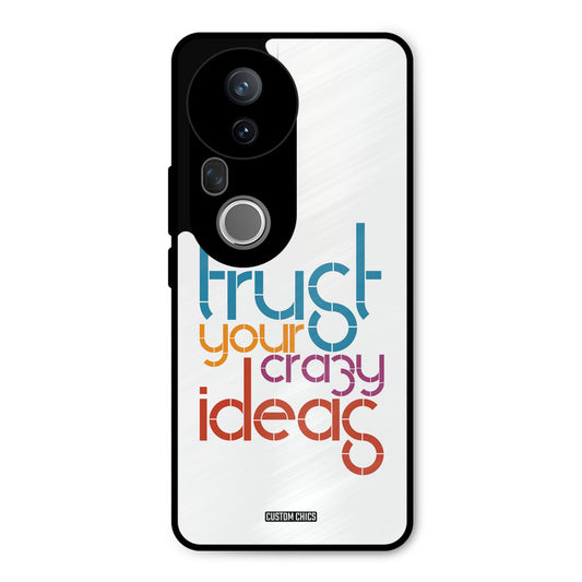Crazy Idea Vivo T4 Ultra Mobile Back Cover - Typography PrintShield Case