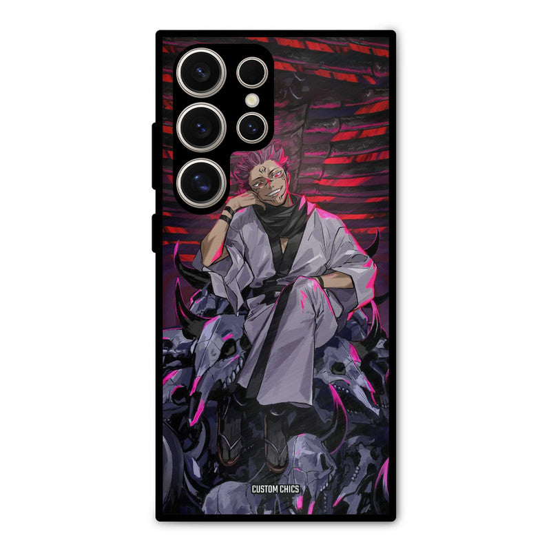 Curse King Samsung Galaxy S24 Ultra Mobile Back Cover - Anime PrintShield Case