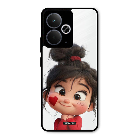 Cute Baby Girl Realme 14T Mobile Back Cover - Cute PrintShield Case
