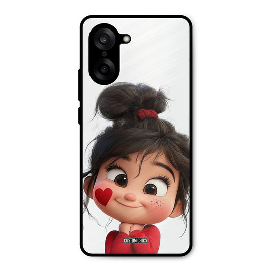 Cute Baby Girl Oneplus Nord CE5 Mobile Back Cover - Cute PrintShield Case