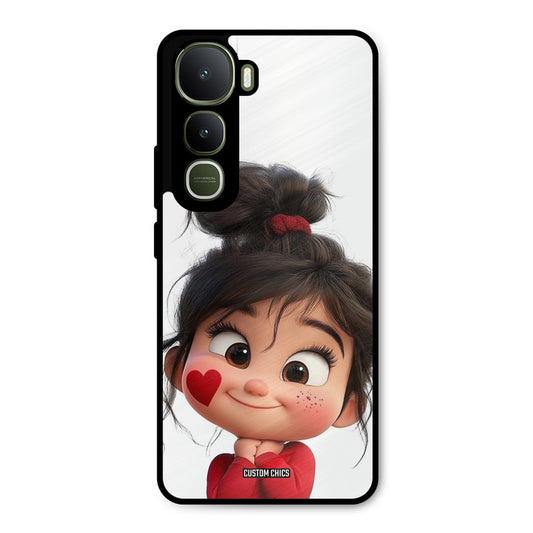 Cute Baby Girl Vivo Y400 Mobile Back Cover - Cute PrintShield Case