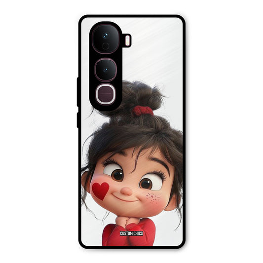 Cute Baby Girl Vivo Y400 Pro Mobile Back Cover - Cute PrintShield Case