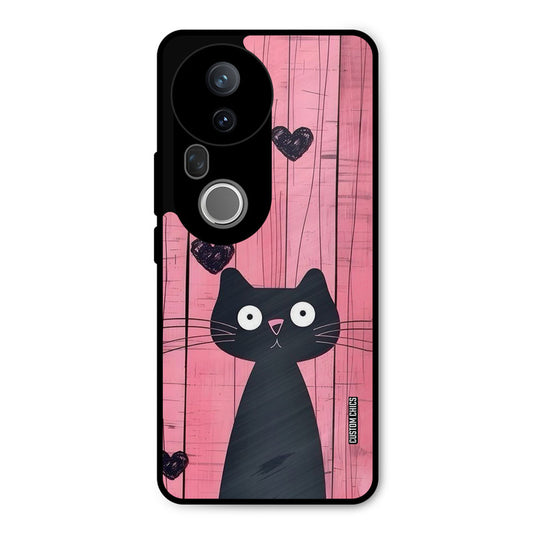 Cute Black Cat Vivo T4 Ultra Mobile Back Cover - Cute PrintShield Case