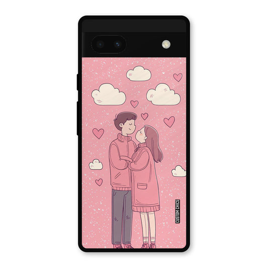 Cute Couple Together Google Pixel 6a Mobile Back Cover - Cute PrintShield Case