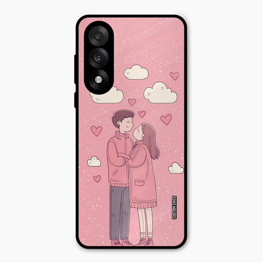 Cute Couple Together Oneplus Nord 5 Mobile Back Cover - Cute PrintShield Case