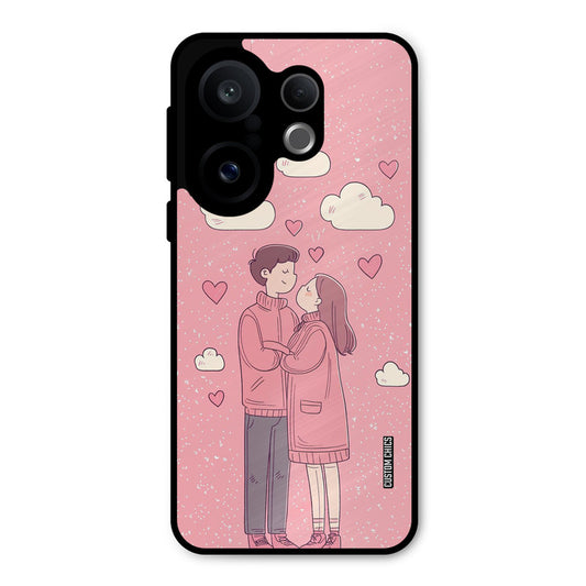 Cute Couple Together Vivo X200 FE Mobile Back Cover - Cute PrintShield Case