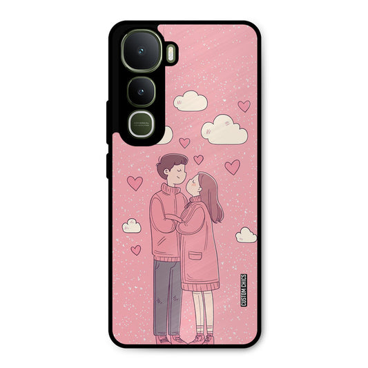Cute Couple Together Vivo Y400 Mobile Back Cover - Cute PrintShield Case