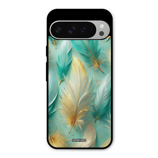 Cute Feather Google Pixel 9 Pro XL Mobile Back Cover - Aesthetic PrintShield Case