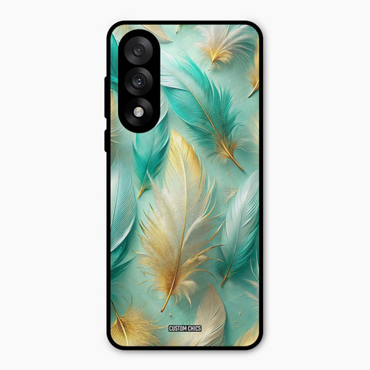 Cute Feather Oneplus Nord 5 Mobile Back Cover - Aesthetic PrintShield Case