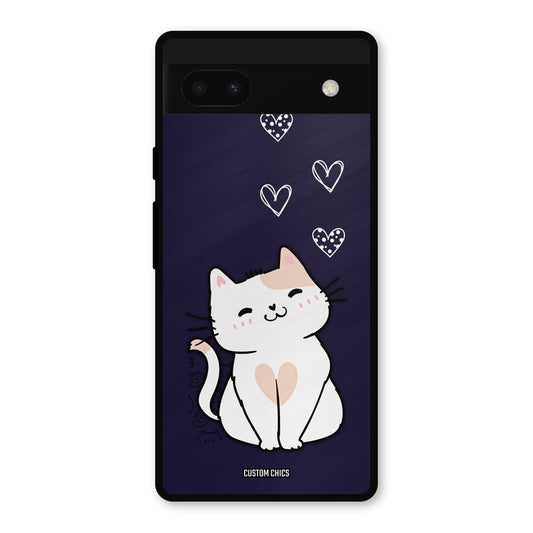 Cute Kitten Google Pixel 6a Mobile Back Cover - Cute PrintShield Case