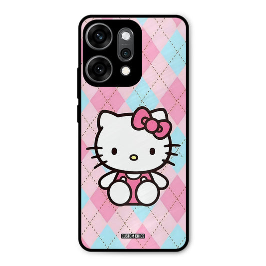 Cute Kitty Pattern Oppo Reno 14 Pro Mobile Back Cover - Cute PrintShield Case