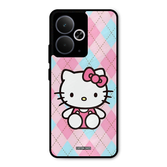Cute Kitty Pattern Realme 14T Mobile Back Cover - Cute PrintShield Case