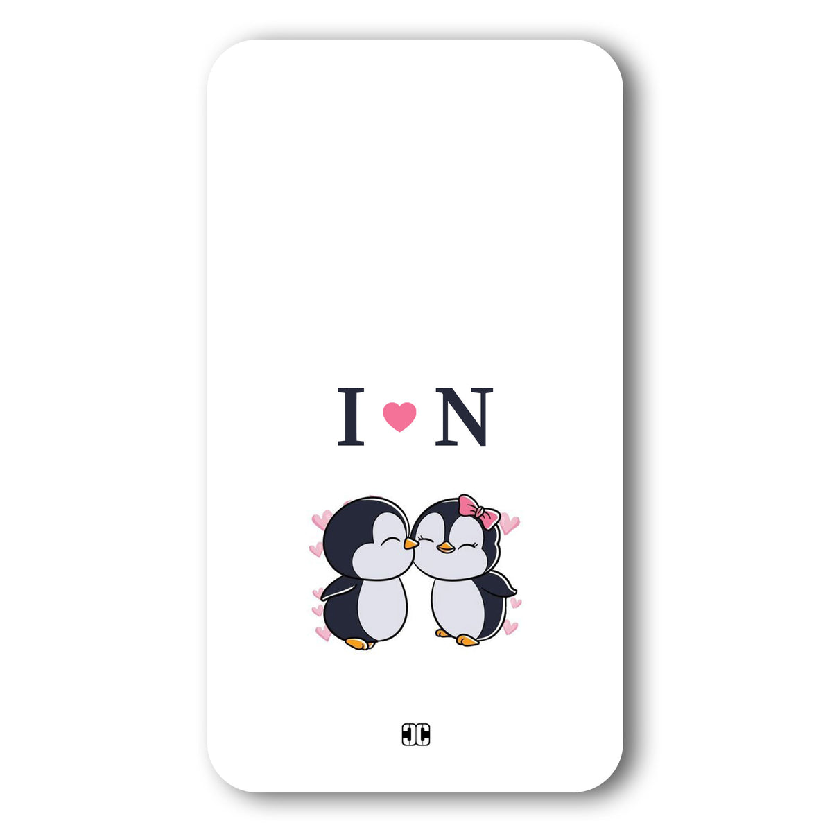 Cute Lovers Initials Case – Premium PrintShield Mobile Cover