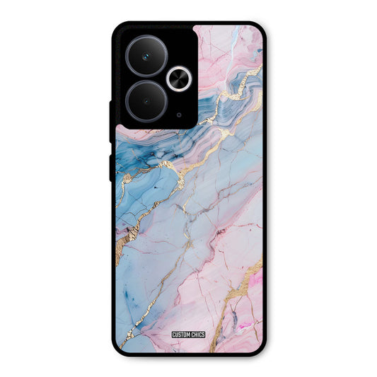 Cute Marble Realme 14T Mobile Back Cover - Aesthetic PrintShield Case