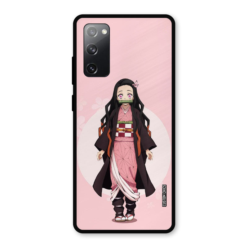 Cute Nezuko Samsung Galaxy S20 FE Mobile Back Cover - Anime PrintShield Case