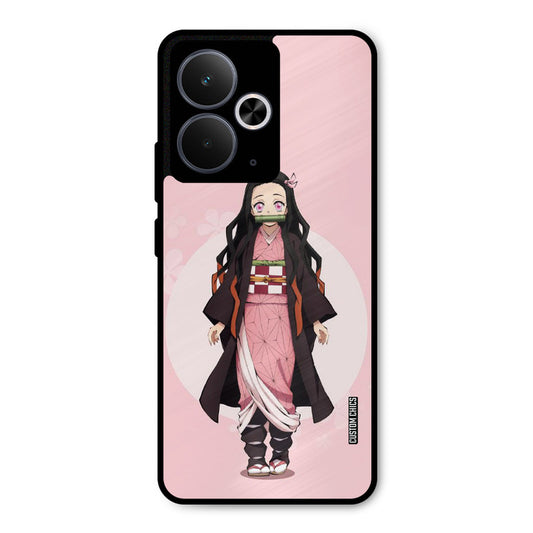 Cute Nezuko Realme 14T Mobile Back Cover - Anime PrintShield Case
