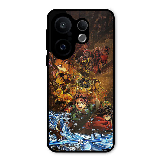 Demon Slayers Vivo X200 FE Mobile Back Cover - Anime PrintShield Case