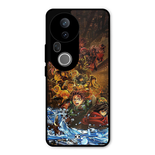 Demon Slayers Vivo T4 Ultra Mobile Back Cover - Anime PrintShield Case